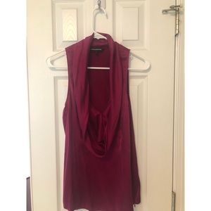 Express: Silk Cowl Neck Sleevless Top